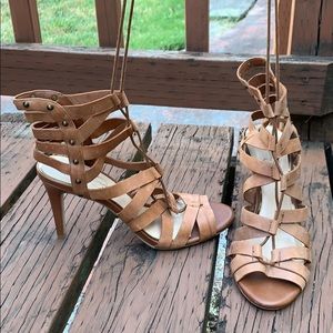 Jessica Simpson strappy heals